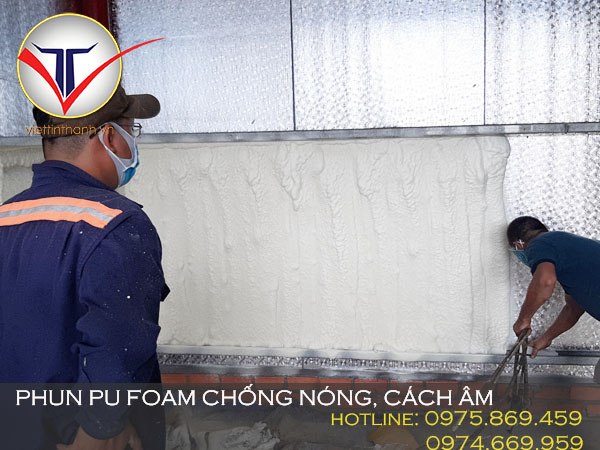 phun pu foam chống nóng